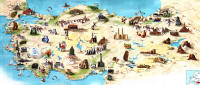 Туристическая карта достопримечательностей Турции
